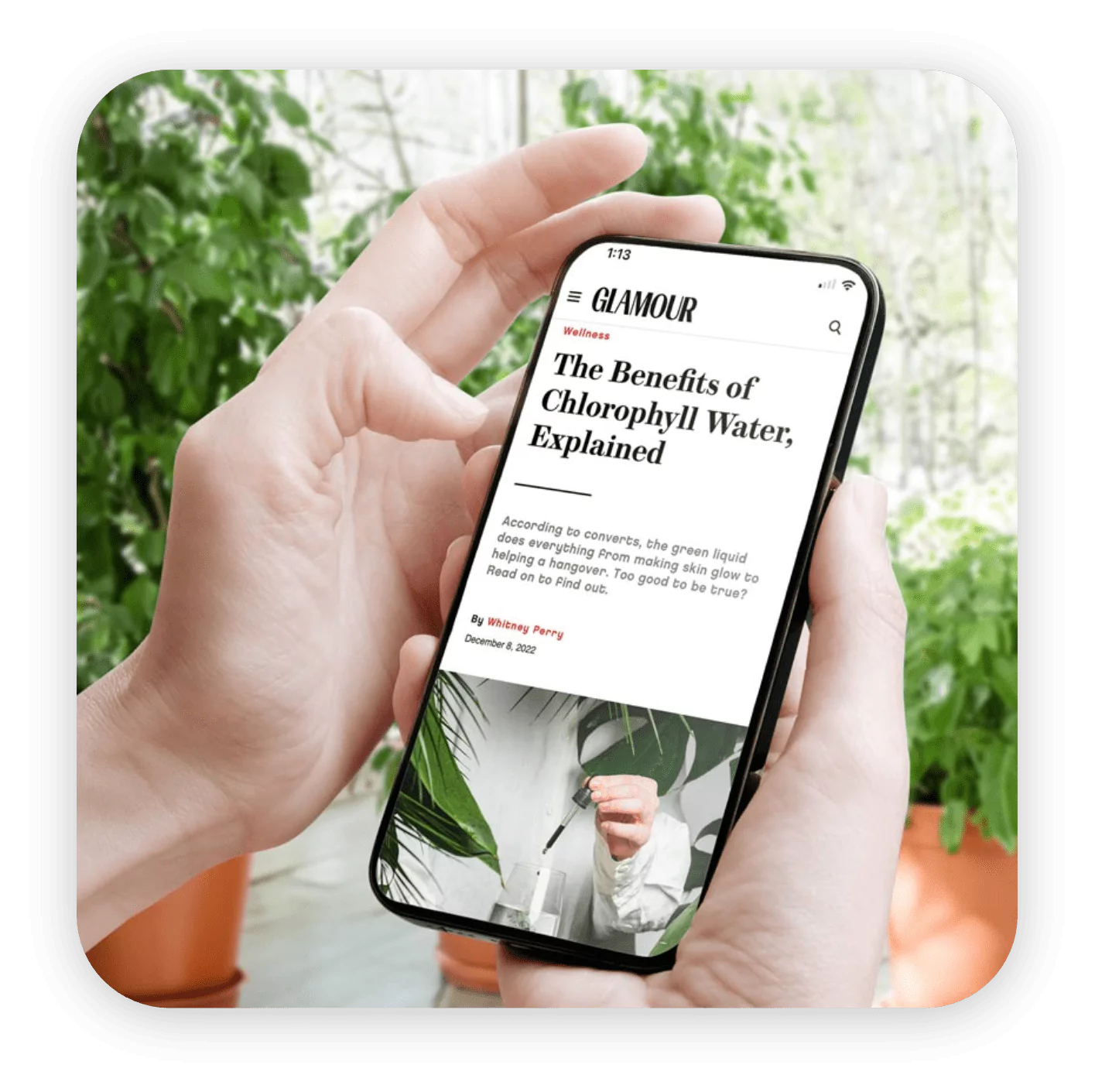 Enhanced mountain spring water