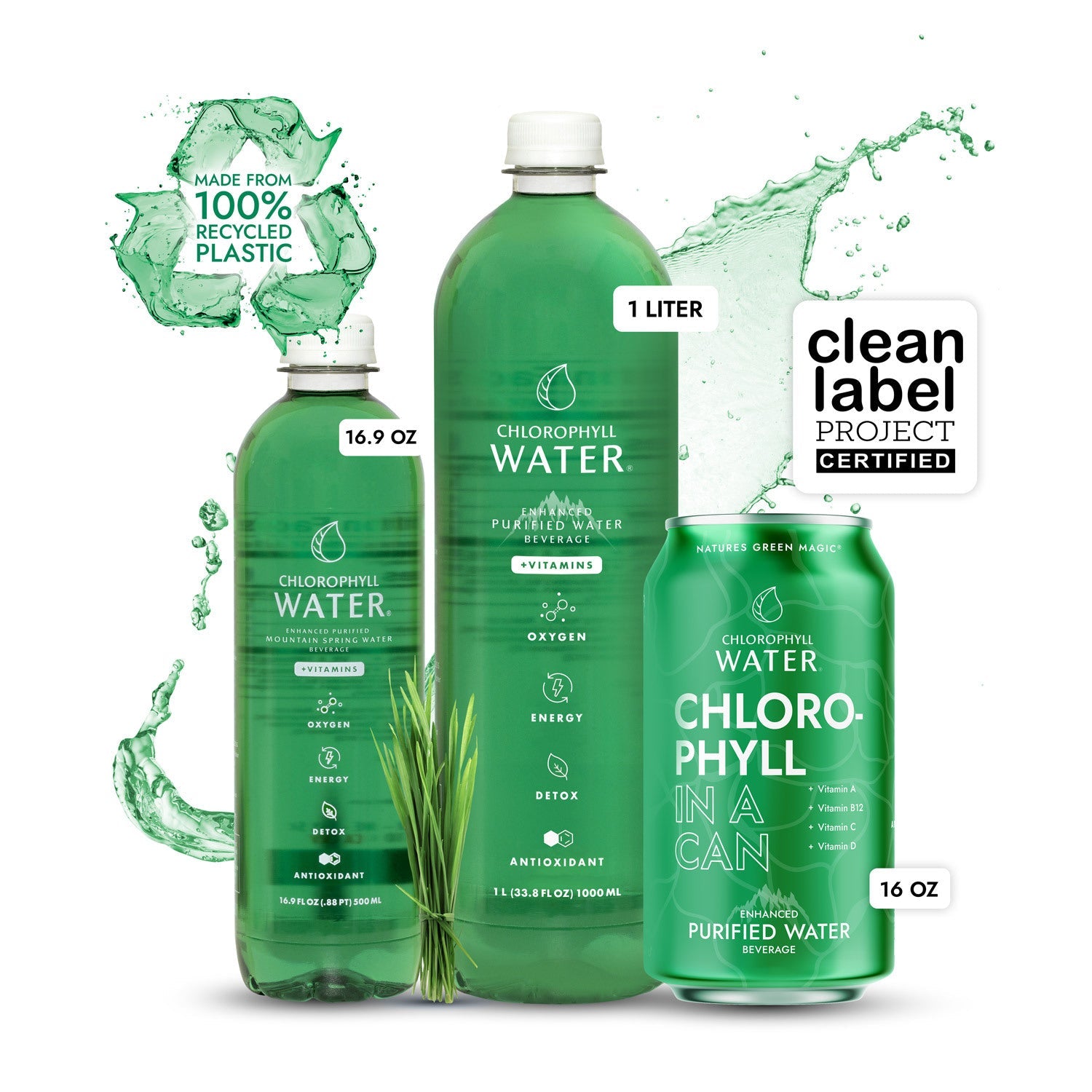 Chlorophyll Water® Set to Debut New Aluminum Cans & 1L Bottle at Natural Products Expo West