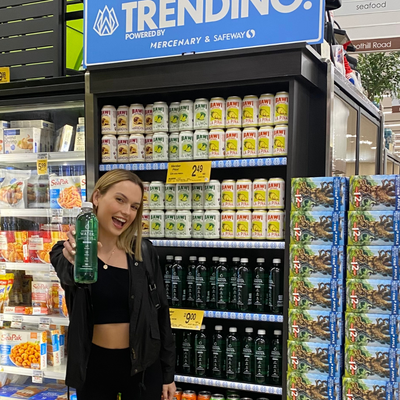 Chlorophyll Water Debut Bottles Made from 100% Recycled Plastic