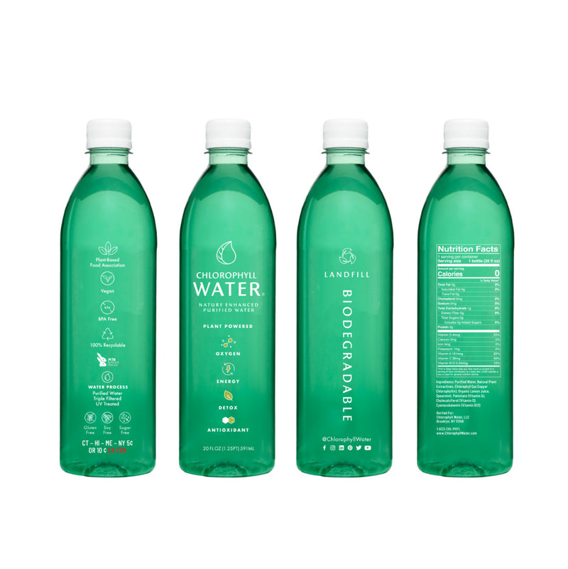 Chlorophyll Water Launches Landfill Biodegradable Bottles [Green Business Bureau]