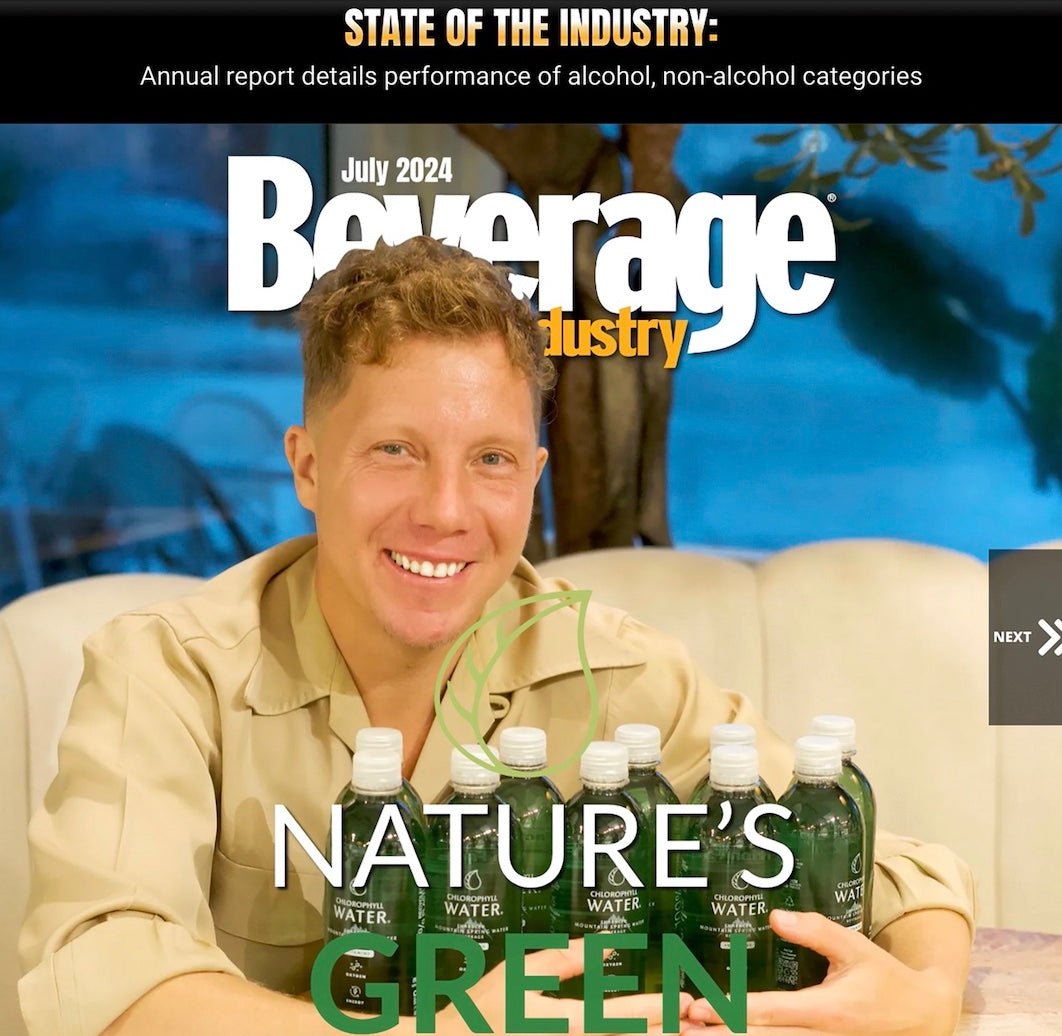 Cover Story! Chlorophyll Water Offers Multitude of Potential Health Benefits [Beverage Industry Magazine]