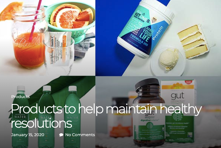 Products to Help Maintain Healthy Resolutions [Simply Gluten Free Magazine]