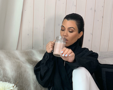 The Benefits of Drinking Chlorophyll Water by Kourtney Kardashian