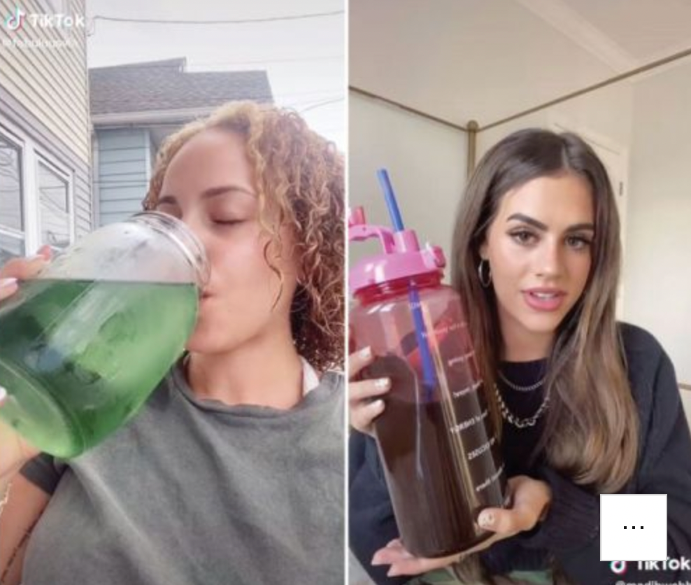 Can Drinking Liquid Chlorophyll Clear Up Acne Like the TikTok Trend Claims? [Vogue]