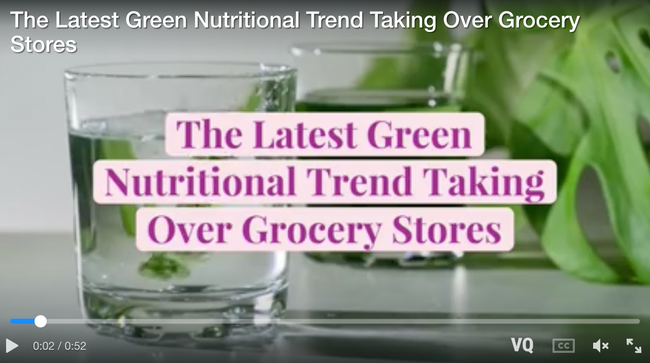 The Latest Green Nutritional Trend Taking Over Grocery Stores by Jessie Shafer, RD
