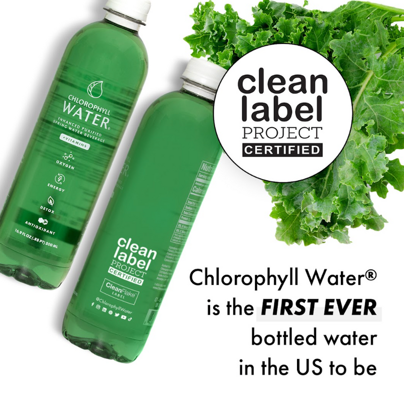 Chlorophyll Water Is First-Ever Bottled Water in the USA to Receive Clean Label Project Certification [BevNet]