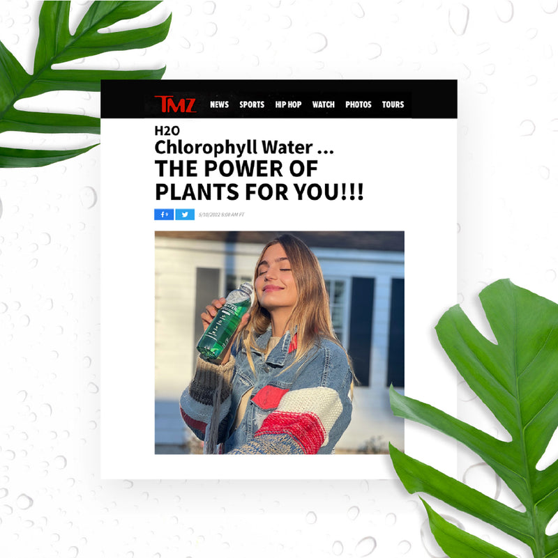 Chlorophyll Water...THE POWER OF PLANTS FOR YOU!!! [TMZ]