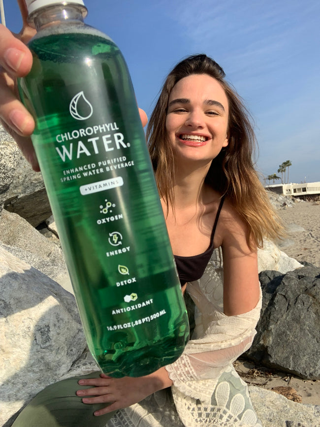 Chlorophyll Water Recovers Ocean-Bound Plastic With Every Bottle Sold