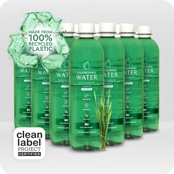 Buy Chlorophyll Water® Purified Mountain Spring Water with Vitamins Chlorophyll Water