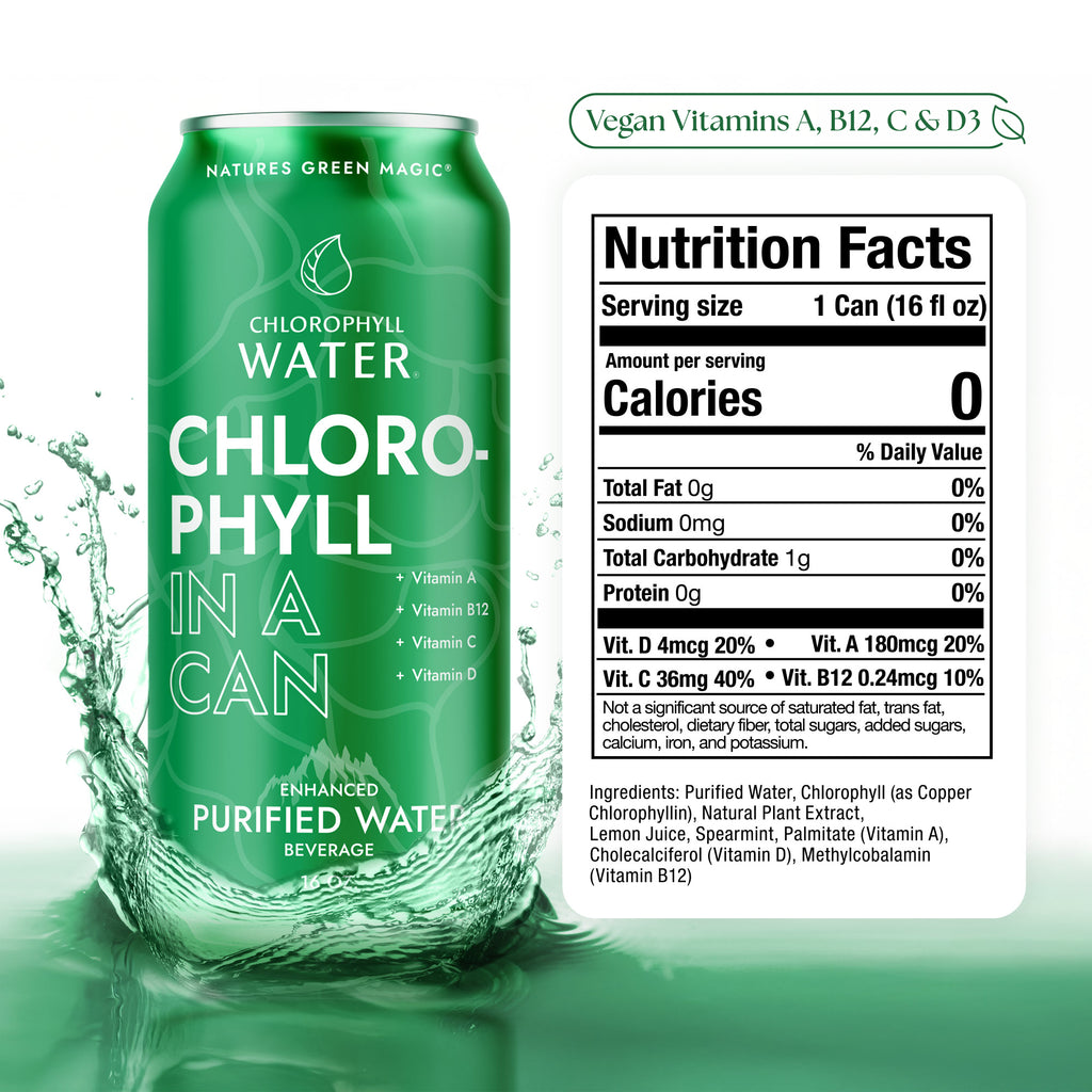 Chlorophyll Water 16oz Aluminum Can (6-Pack)
