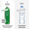 Chlorophyll Water® 1 Liter (Case of 6) Chlorophyll and Ultra-Purified Water with Essential Plant-Based Vitamins A, B12, C & D3.