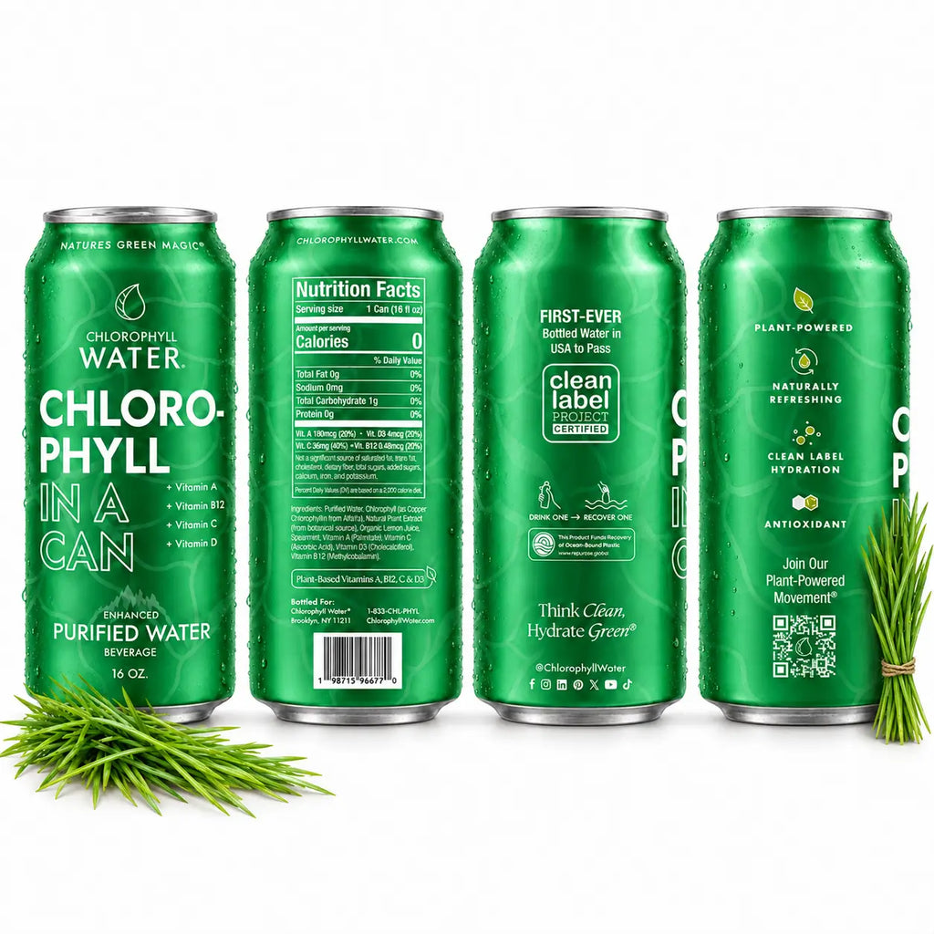Chlorophyll Water 16oz Aluminum Can (6-Pack)