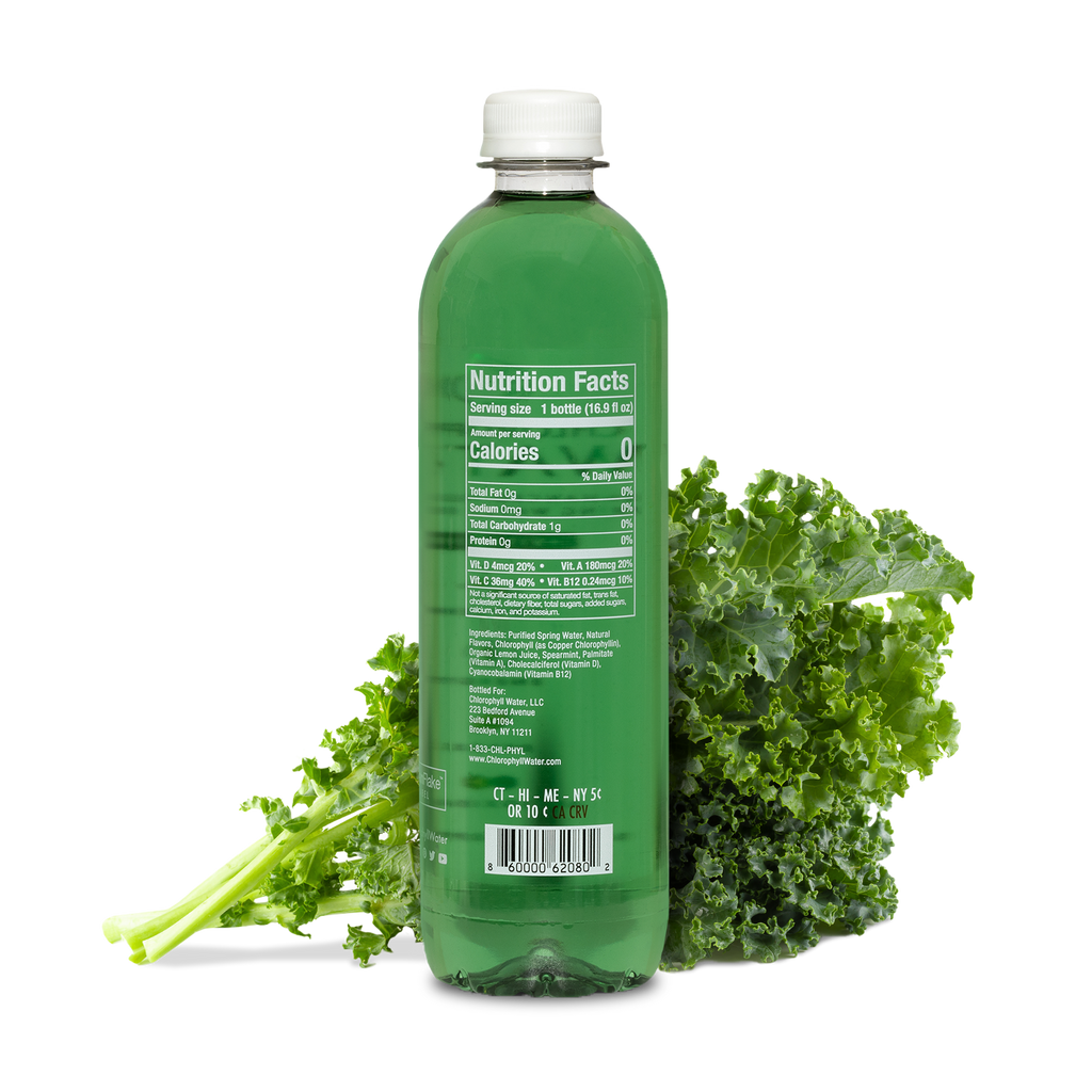 Case of Chlorophyll Water® | Purified Mountain Spring Water with Essential Vitamins