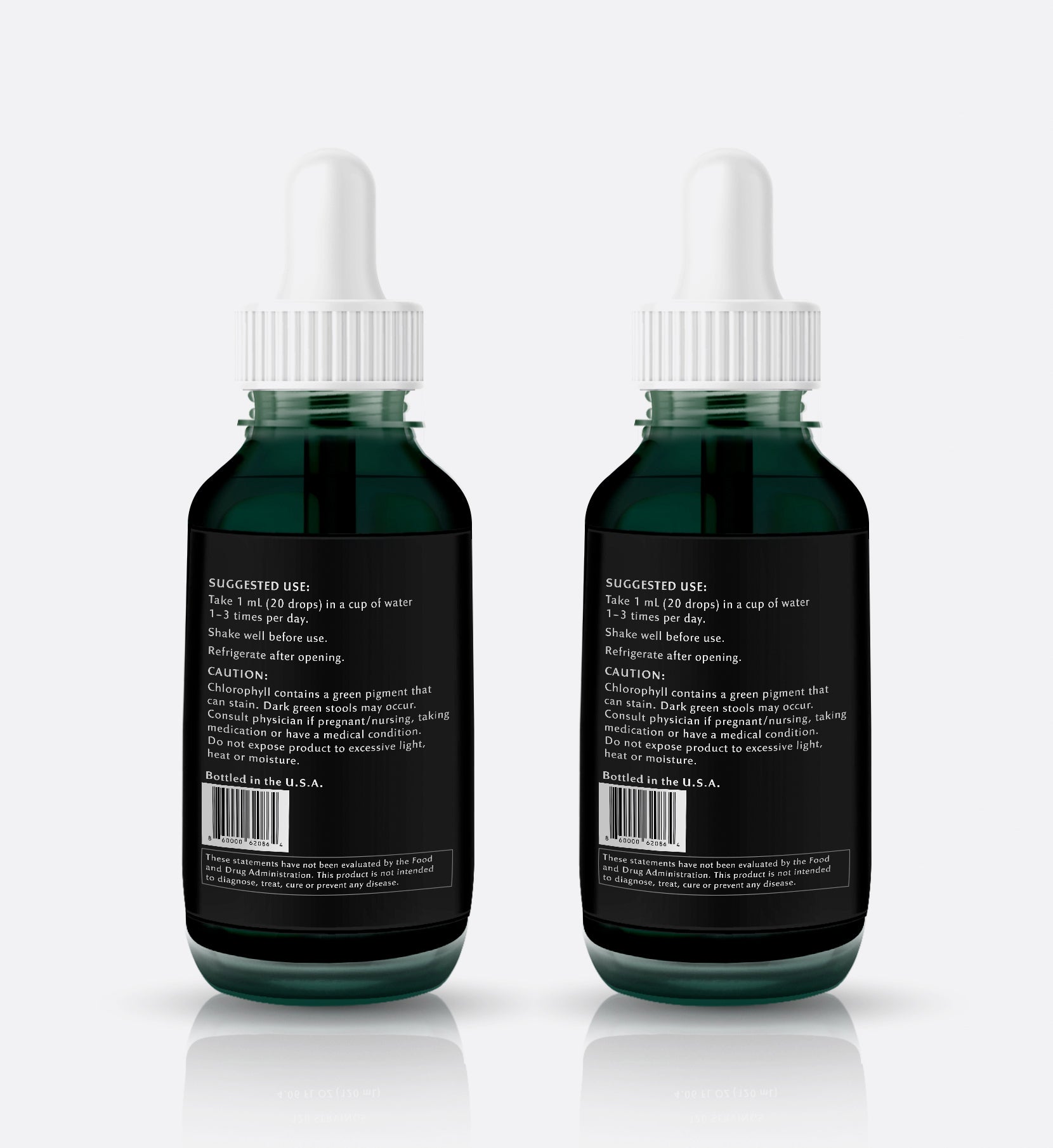 2 Pack: Chlorophyll Water Drops: SUPER CONCENTRATE Liquid Chlorophyll (240 Servings) with Electrolytes and Vitamins